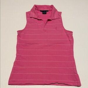 Ralph Lauren Blue Label Pink Striped Tank Top S
